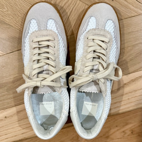NEW! Dolce Vita Notice white mesh sneakers - Picture 10 of 11